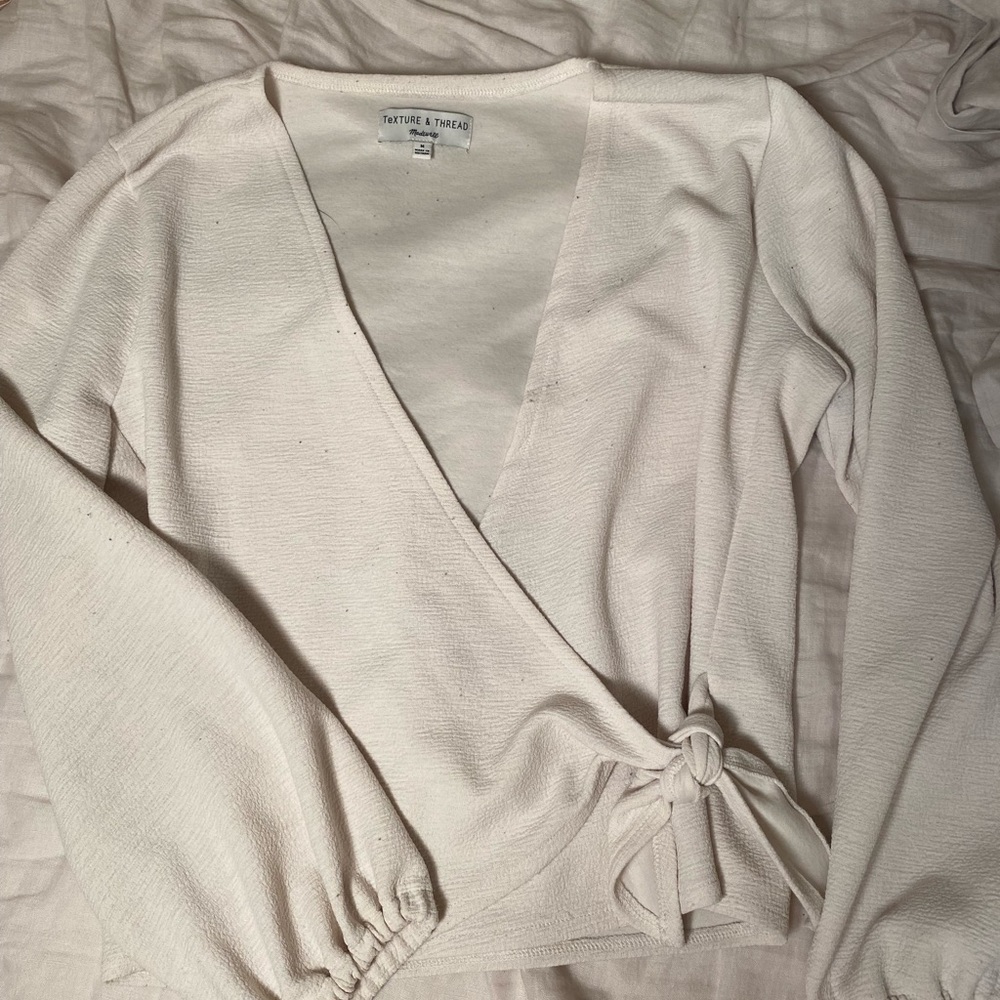 Madewell wrap top